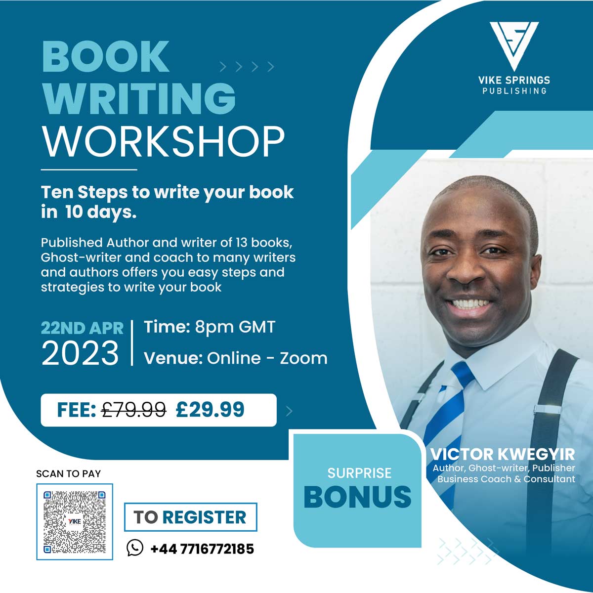 Webinar Vike Springs Transforming Minds Globally Through Words